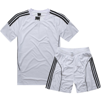 AD-503 Customize Team White Soccer Jersey Kit(Shirt+Short)