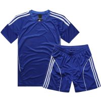 AD-503 Customize Team Blue Soccer Jersey Kit(Shirt+Short)