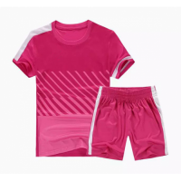 NK-509 Customize Team Pink Soccer Jersey Kit(Shirt+Short)