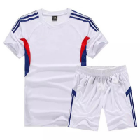 AD-501 Customize Team White Soccer Jersey Kit(Shirt+Short)