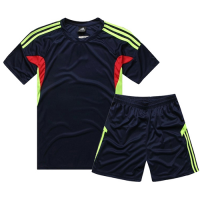 AD-501 Customize Team Navy Soccer Jersey Kit(Shirt+Short)