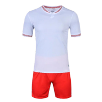 1605 Customize Team White Soccer Jersey Kit(Shirt+Short)