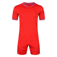 1605 Customize Team Red Soccer Jersey Kit(Shirt+Short)