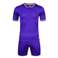 1605 Customize Team Purple Soccer Jersey Kit(Shirt+Short)