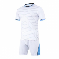 1612 Customize Team White Soccer Jersey Kit(Shirt+Short)