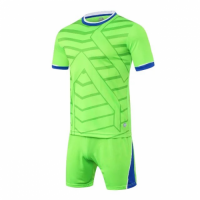 1612 Customize Team Green Soccer Jersey Kit(Shirt+Short)