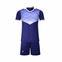 001 Customize Team Purple Soccer Jersey Kit(Shirt+Short)