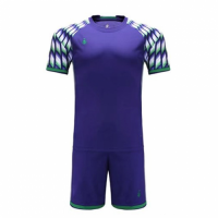 011 Customize Team Purple Soccer Jersey Kit(Shirt+Short)