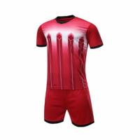 016 Customize Team Red Soccer Jersey Kit(Shirt+Short)