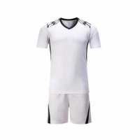 002 Customize Team White Soccer Jersey Kit(Shirt+Short)