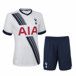 Tottenham Hotspur Home White Jersey Kit(Shirt+Shorts) 2015-2016 Without Brand Logo