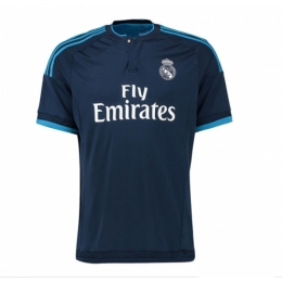 Real Madrid Away Navy Jersey Shirt 2015-2016 Without Brand Logo